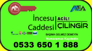 Çankaya Çilingir, Ankara Çilingir, İncesu Çilingir, İncesu Anahtarcı, İncesu Caddesi Çilingir